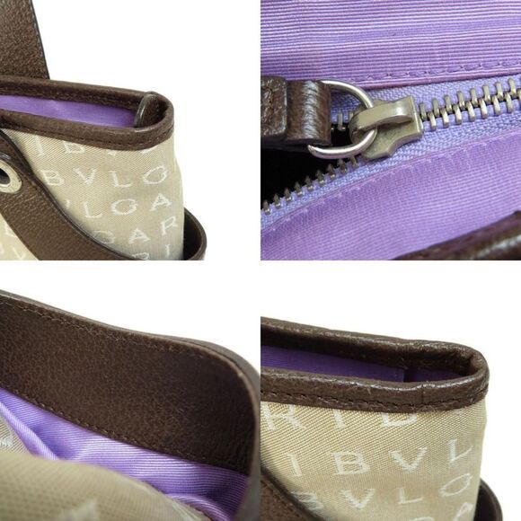 Bulgari Beige Canvas Handbag (Pre-Owned) - Picture 10 of 10